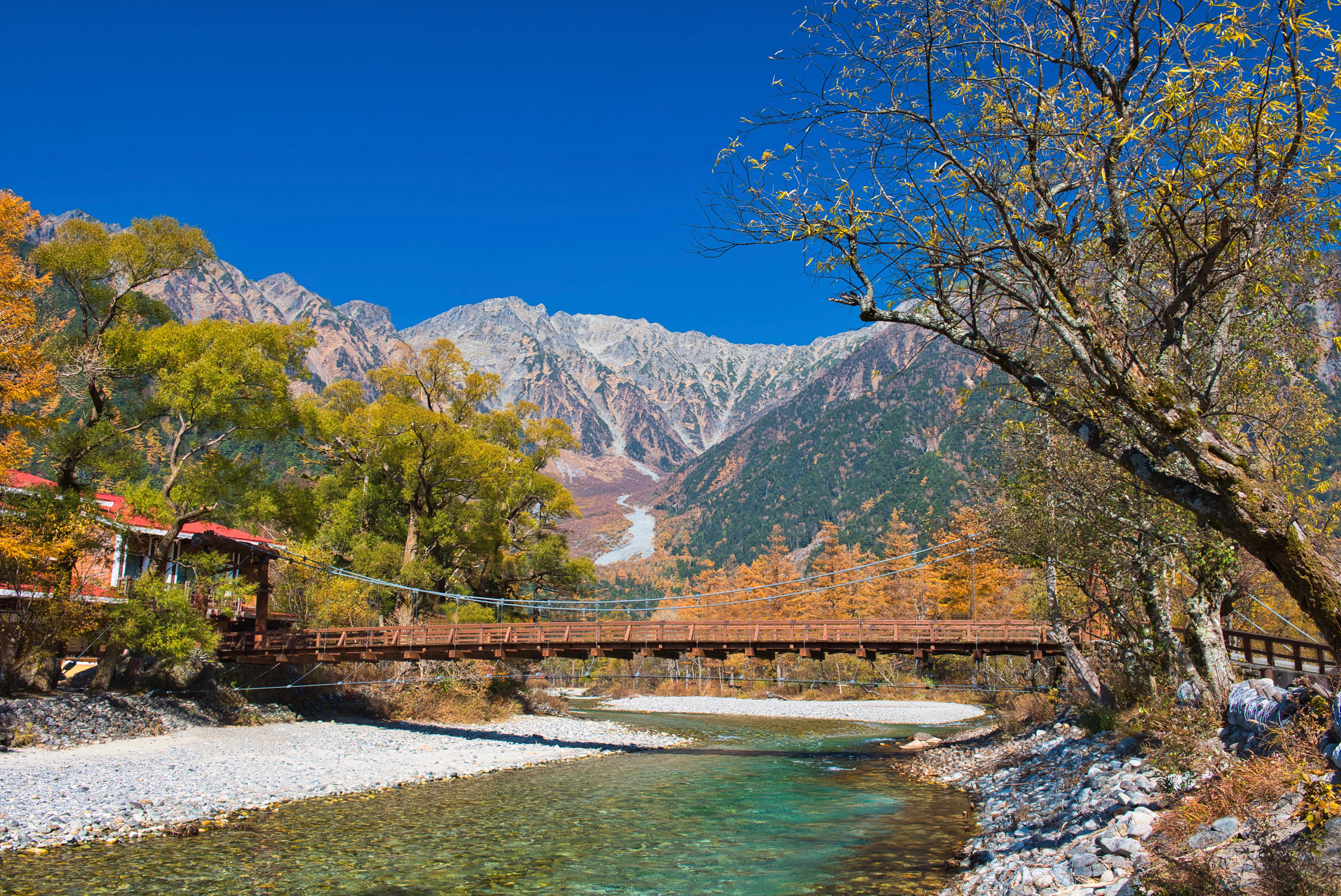 Kappa Bashi Bridge Kamikochi Nagano Prefecture Japan