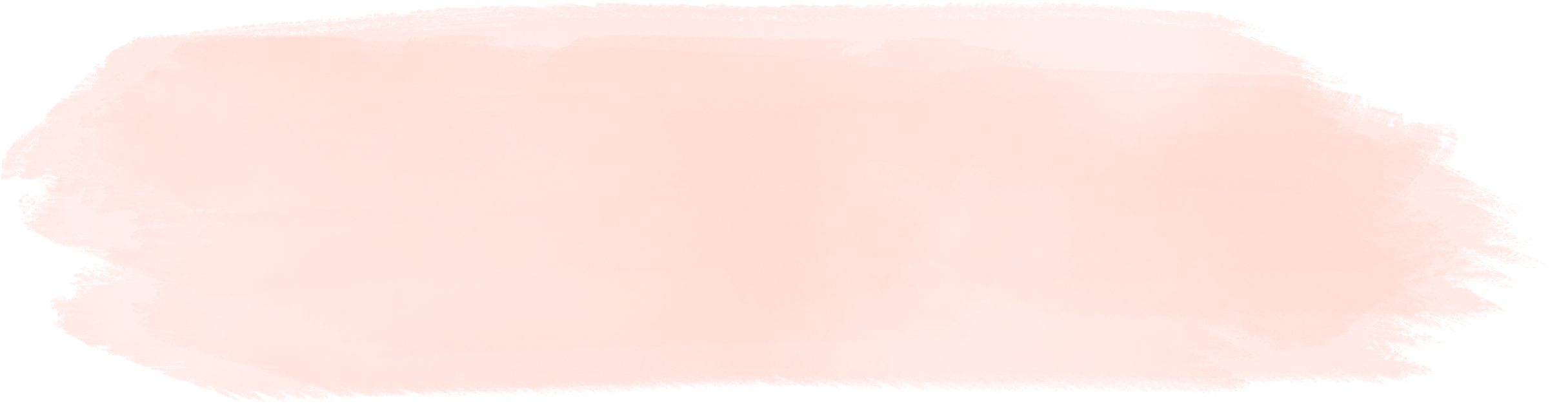Peach watercolor splash